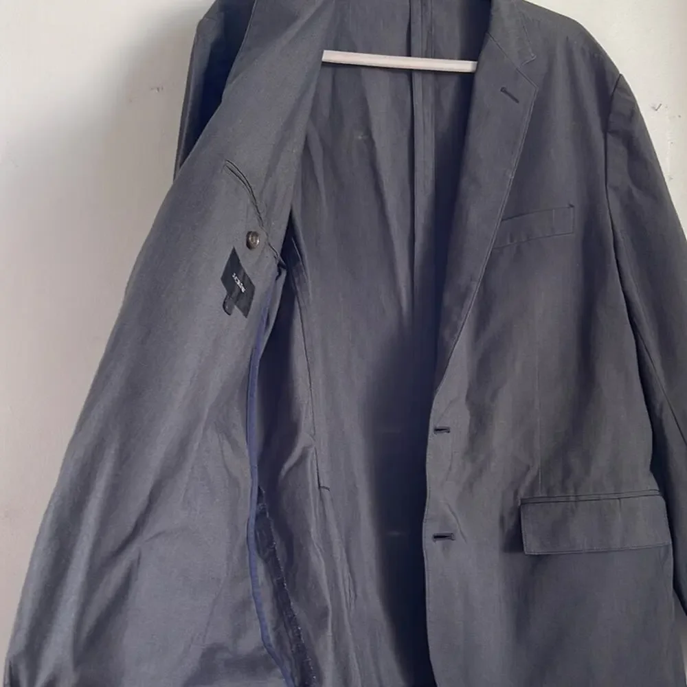 J. Crew 100% cotton textured unstructured unlined light weight sport coat blazer
